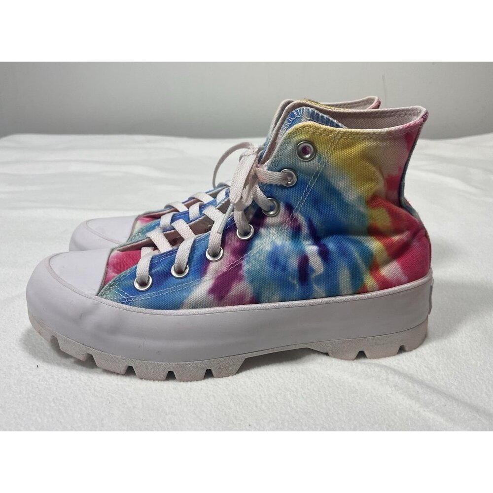 Converse Chuck Taylor All Star Lugged 2.0 Women’s Size 8 Tie-Dye High Top - Picture 3 of 11